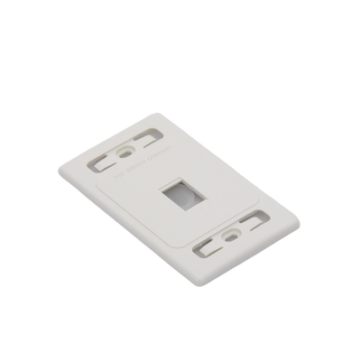 Placa de Pared Modular MAX, de 1 Salida, Color Blanco
