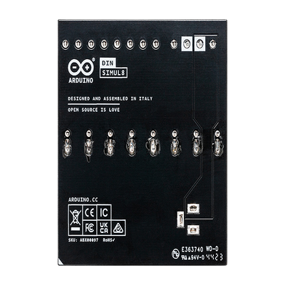 PLC Industrial Arduino Opta / Micro PLC IoT / Dual-core STM32H747XI / 8 Entradas Analógicas-Digitales / 4 Relés 10A / Ethernet + RS485 + WiFi-BLE / Programación Arduino + IEC-61131-3 / IP20