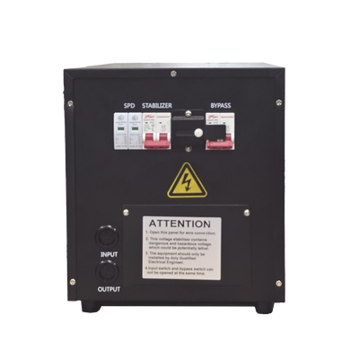 Regulador de Voltaje Industrial Bifásico Ferroresonante 2 kVA/2 kW 220 V / Entrada 176-264 V Vca / Salida 215.6-224.4 Vca
