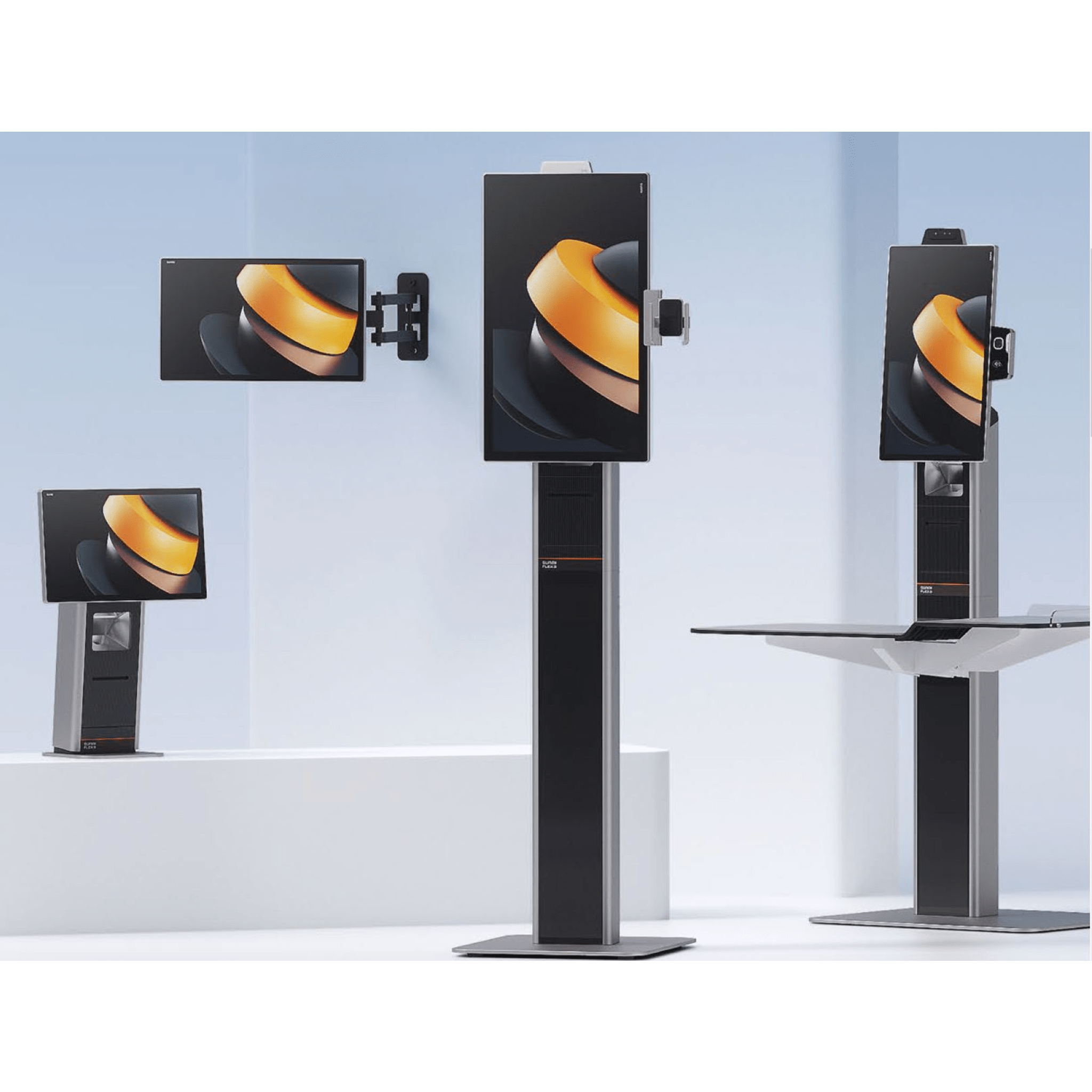Pantalla Interactiva SUNMI FLEX 3 27"/ Tercera Generación / Diseño Metálico Ultra Delgado / Pantalla Capacitiva Multi-Touch FHD / Procesador Qualcomm Octa-Core / AI Engine / NFC en Pantalla / IP54 / Bluetooth 5.2 / POE