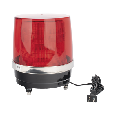 Burbuja Brillante de Larga Vida Útil, Con 150 LEDs, Color Rojo, Domo Rojo, 110 Vca