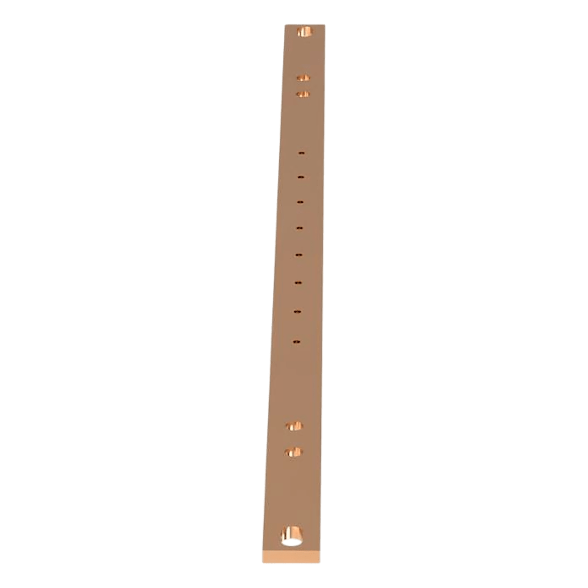 Barra de Conexión a Tierra, Para Rack de 19", Con 8 Orificios Para Conexión Rápida de Equipos. Barrenos de 0.25mm