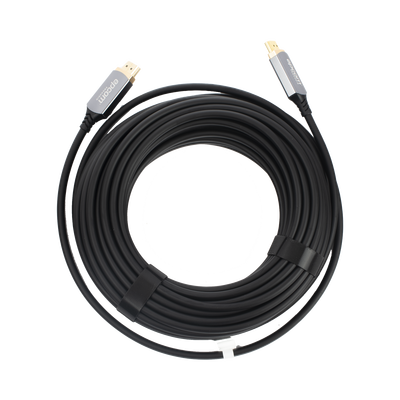 Cable HDMI de Fibra Óptica de 15 Metros (49.21 Pies) | Alta Definición | Versión 2.1 | Alta Velocidad 18Gbps | 8K@60Hz | HDCP 2.2 | Resistente a EMI y RFI
