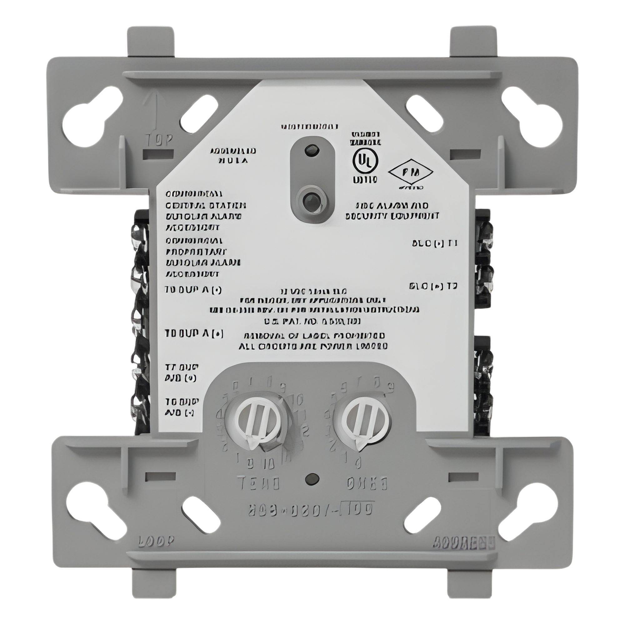Módulo monitor direccionable dual de 2 circuitos IDC Clase B para lazo SLC de paneles inteligentes Fire-Lite — FIRE-LITE · SKU MDF-300