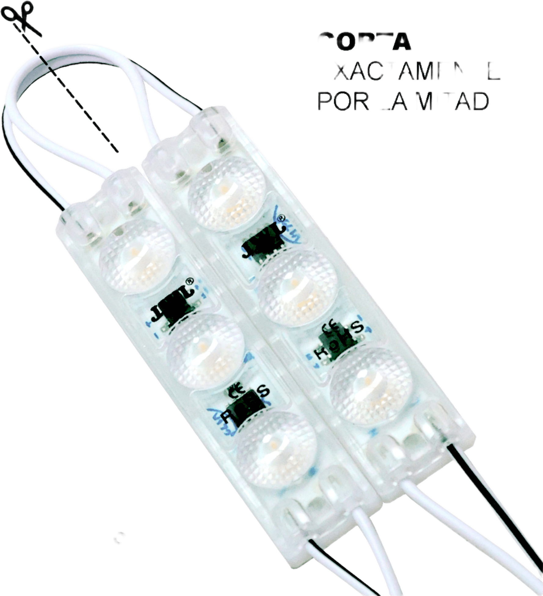 Módulo LED Resistente a Intemperie / 4500 Lúmenes / 110V / Luz Cálida 2 700 K / Hasta 20 Módulos en Serie / No Requiere Transformador.