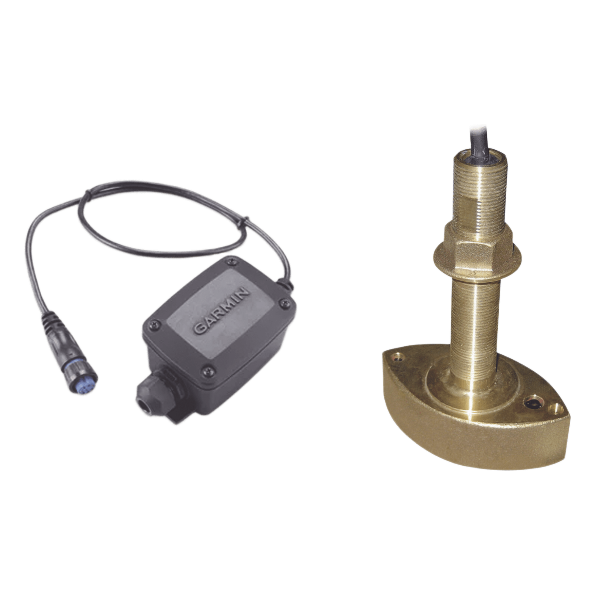Kit de transductor B45 a cable pelado de 10 m y block de conexiones de 8 pin para sondas GARMIN. — GEMECO · SKU B45GARKIT