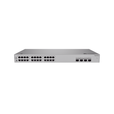 Switch de Acceso eKit Administrable / Capa 2 / 24 Puertos PoE+ Gigabit + 2 Puertos SFP (2.5 Gbps) + 2 Puertos SFP+ / PoE Perpetuo / Presupuesto PoE 195 W / Sin licenciamiento