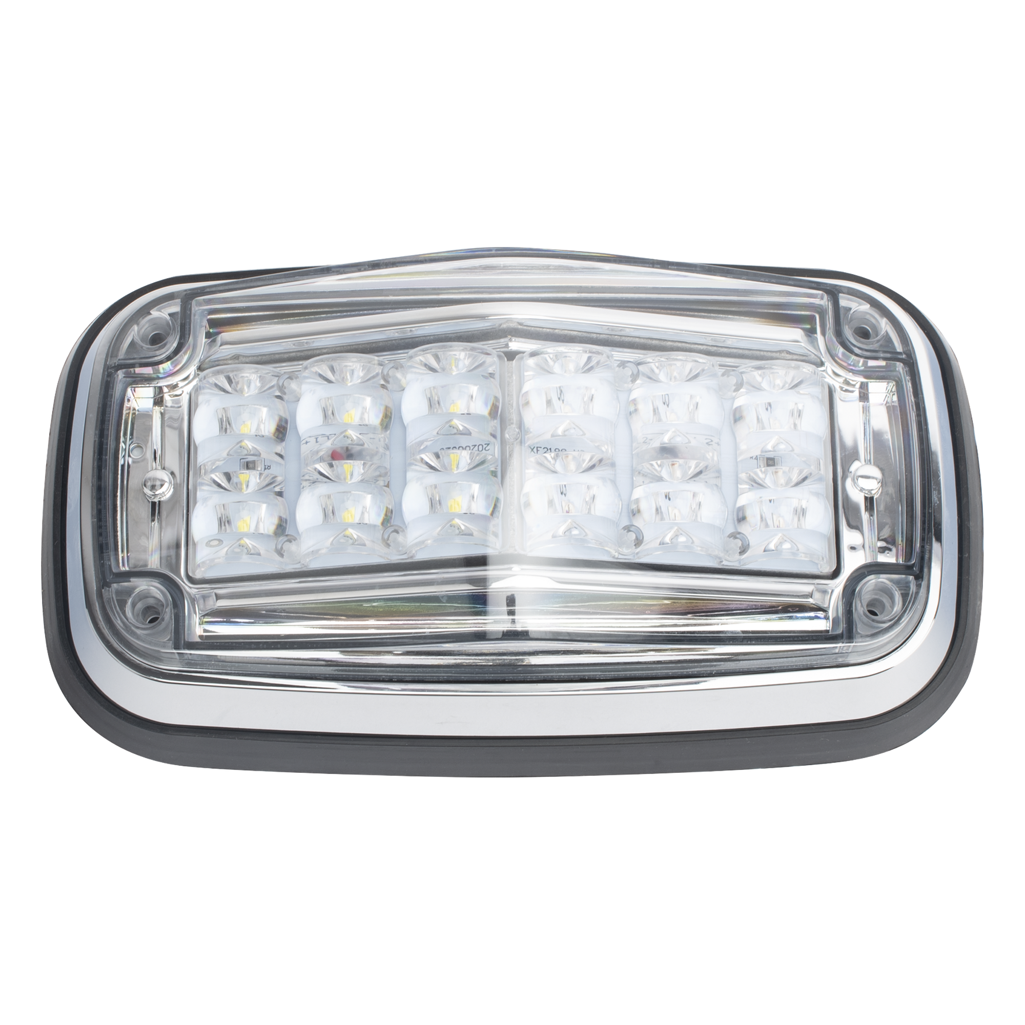 Luz de advertencia 8 X 4", Color Rojo / Claro, IP67, SAE, Ideal para Ambulancias