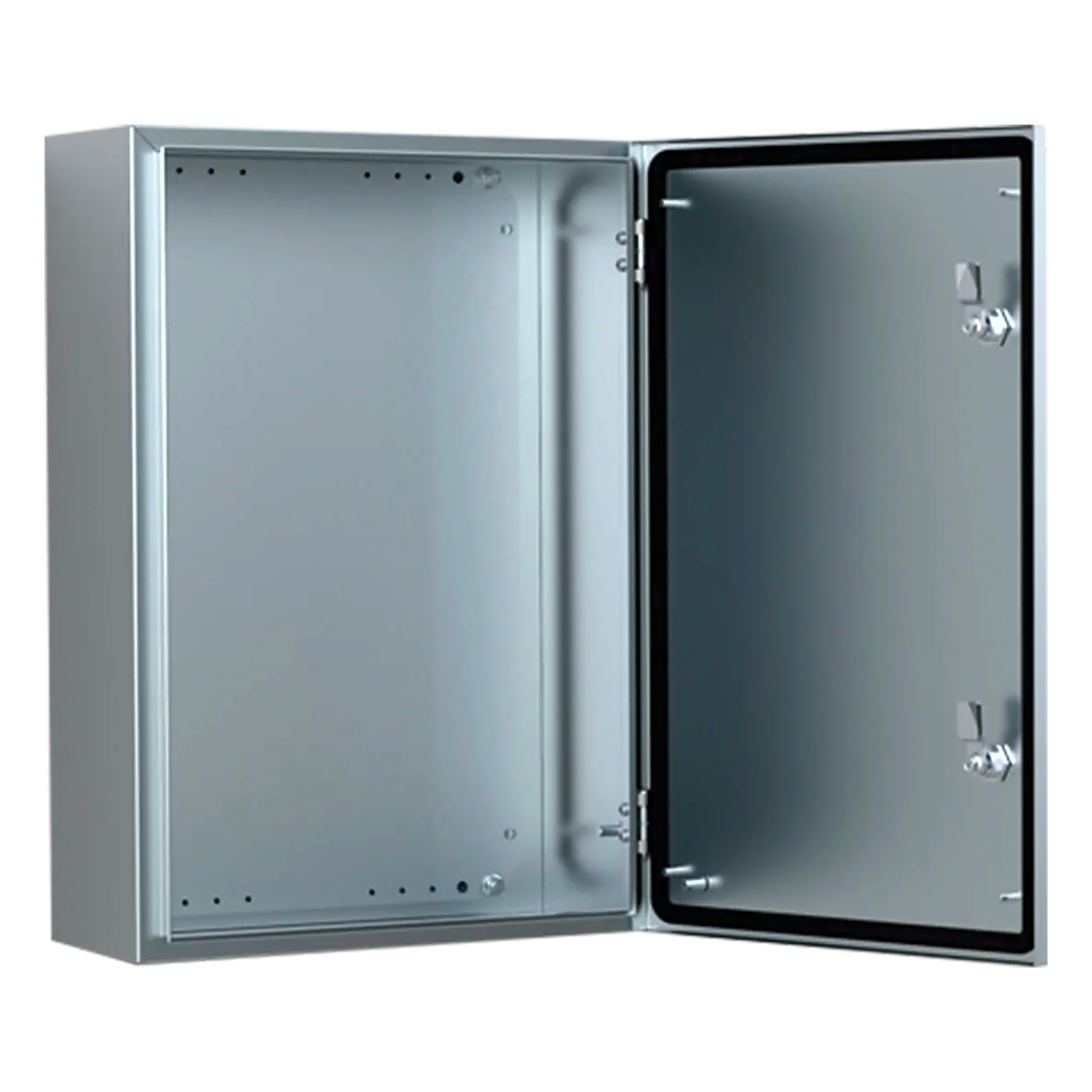 Gabinete de Acero Inoxidable 304L ASR IP66 / 600x400x210 mm (23.6x15.7x8.3 in) / 2 Cerraduras / Montaje Placa 2 mm