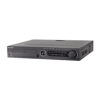 DVR 4K/8MP 16 Canales TurboHD + 18 Canales IP / 4 Bahías de Disco Duro / Audio por Coaxitron / AcuSense / 16 Entradas de Alarma / 2 Salida de Video Independiente