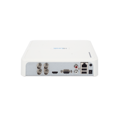 [Audio Bidireccional] DVR 4 Canales TurboHD + 1 Canal IP / 2 Megapixel (1080p) Lite / Acusense Lite (Busqueda Inteligente Personas Vehiculos) / 1 Bahia de Disco Duro / H.265+ / Salida de Vídeo Full HD