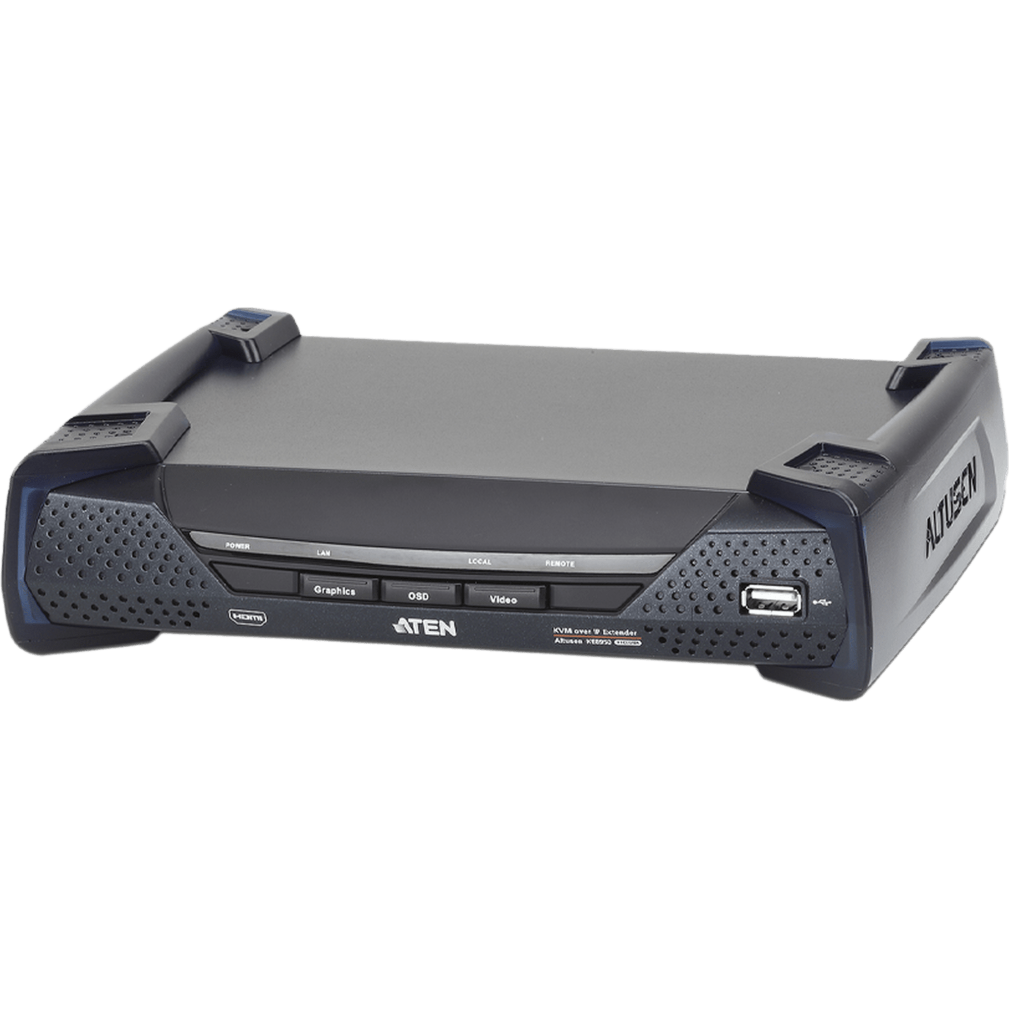 Unidad receptora extensora 4K HDMI KVM sobre IP