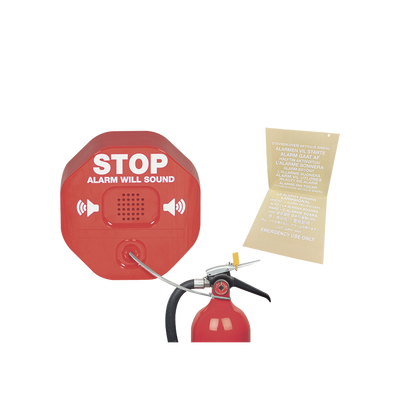 Alarma Theft Stopper® Para Prevenir Robo y Mal Uso De Extintores De Incendio