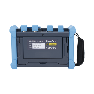 OTDR PRO de Alto Rendimiento para Enlaces de Fibra Óptica Monomodo / Pruebas en Fibra Óptica Viva / Longitudes de onda: 1310nm, 1550nm y 1625nm / Zona Muerta por Evento de 0.8 Metros (2.62 Pies) / VFL 5mW / Distancia de prueba de hasta 420 k