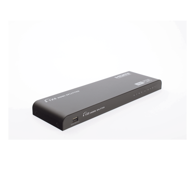 Splitter HDMI 4K de 1 Entrada a 8 Salidas (Simultaneas) | Soporta 4K×2K | Ajuste de resoluciones EDID | HDR | HDMI 2.0 | HDCP 2.2 | Permite mezclar pantallas en 4K y 1080P