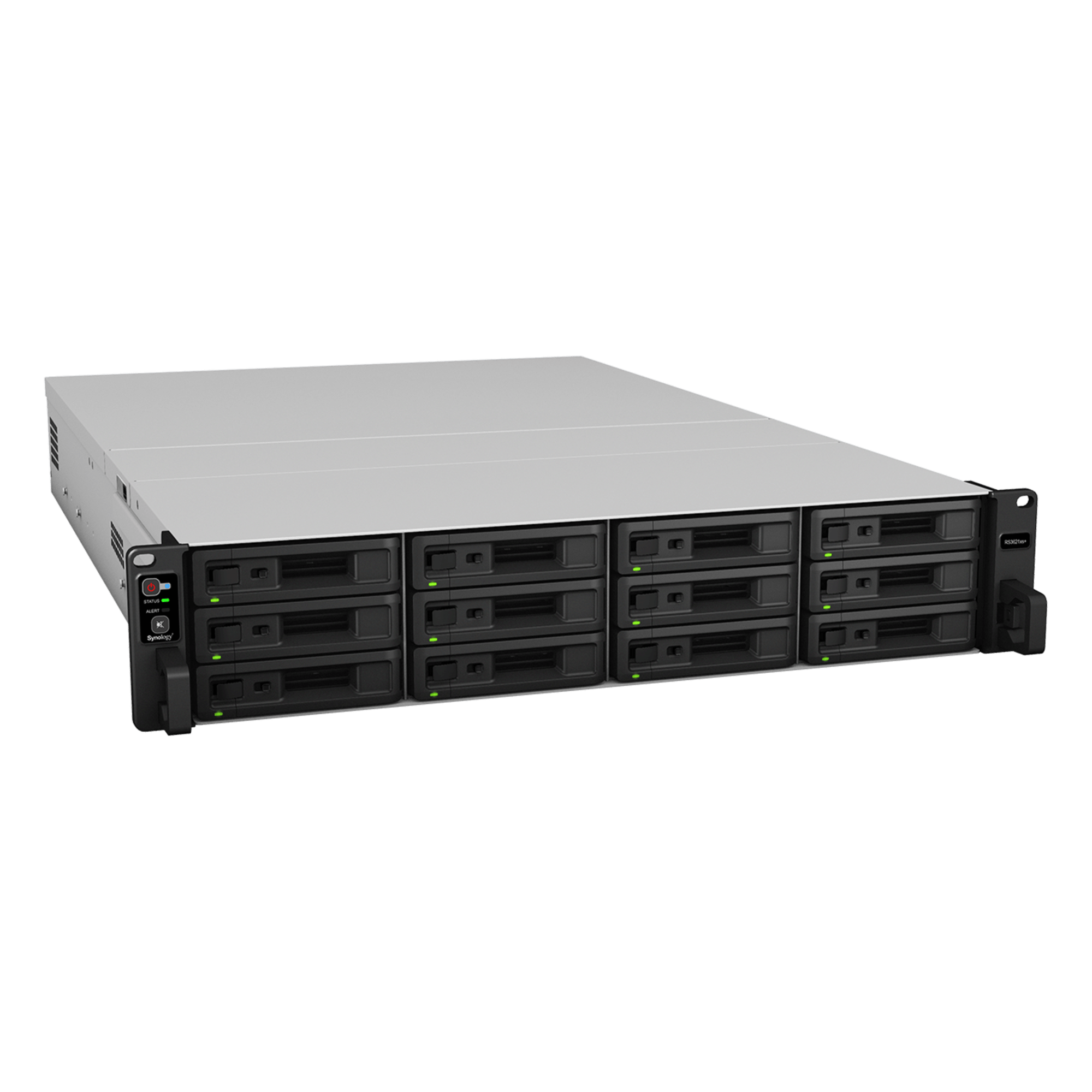 RackStation RS3621xs+ | 12 Bahías | Procesador Intel Xeon D-1541 8 Núcleos | 8 GB DDR4 ECC | Dual 10GbE | Alimentación Redundante | Escalable a 36 Bahías | Garantía 3 Años.