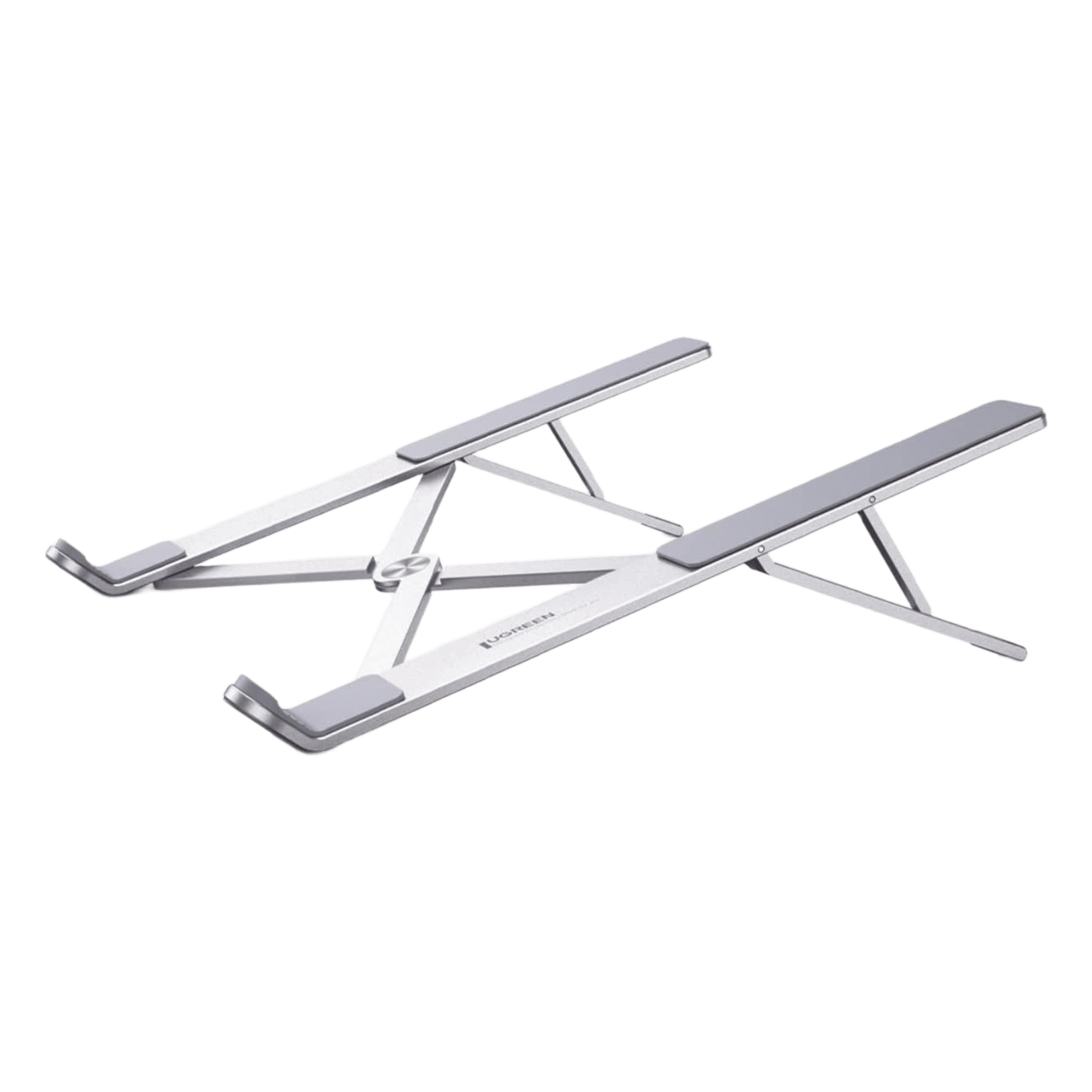 Soporte Portátil de Aluminio para Laptop / Amplia Compatibilidad de 11-17.3" / Ajuste de Altura 46.5 mm-136.5 mm / Capacidad de carga de 5 kg / Diseño Plegable / Material de Aleación de Aluminio + Silicona. — UGREEN · SKU 40289