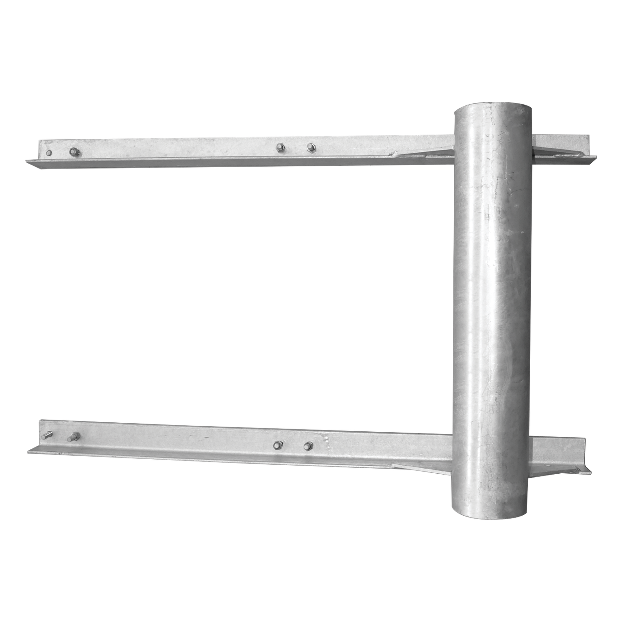 Brazo Lateral para Torre / Tubo 4.5" (114.3 mm) / Altura 60 cm (1.97 ft) / Acero ASTM A-36 / Galvanizado en Caliente / Compatible STZ45G — SYSCOM TOWERS · SKU SBL-45-GHD