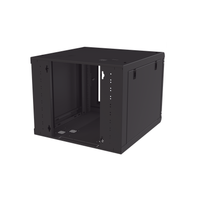 Gabinete de Pared 9U de 635 mm de Profundidad, Rack de 19 in en Acero Reforzado: Compacto y Resistente para Soluciones Profesionales