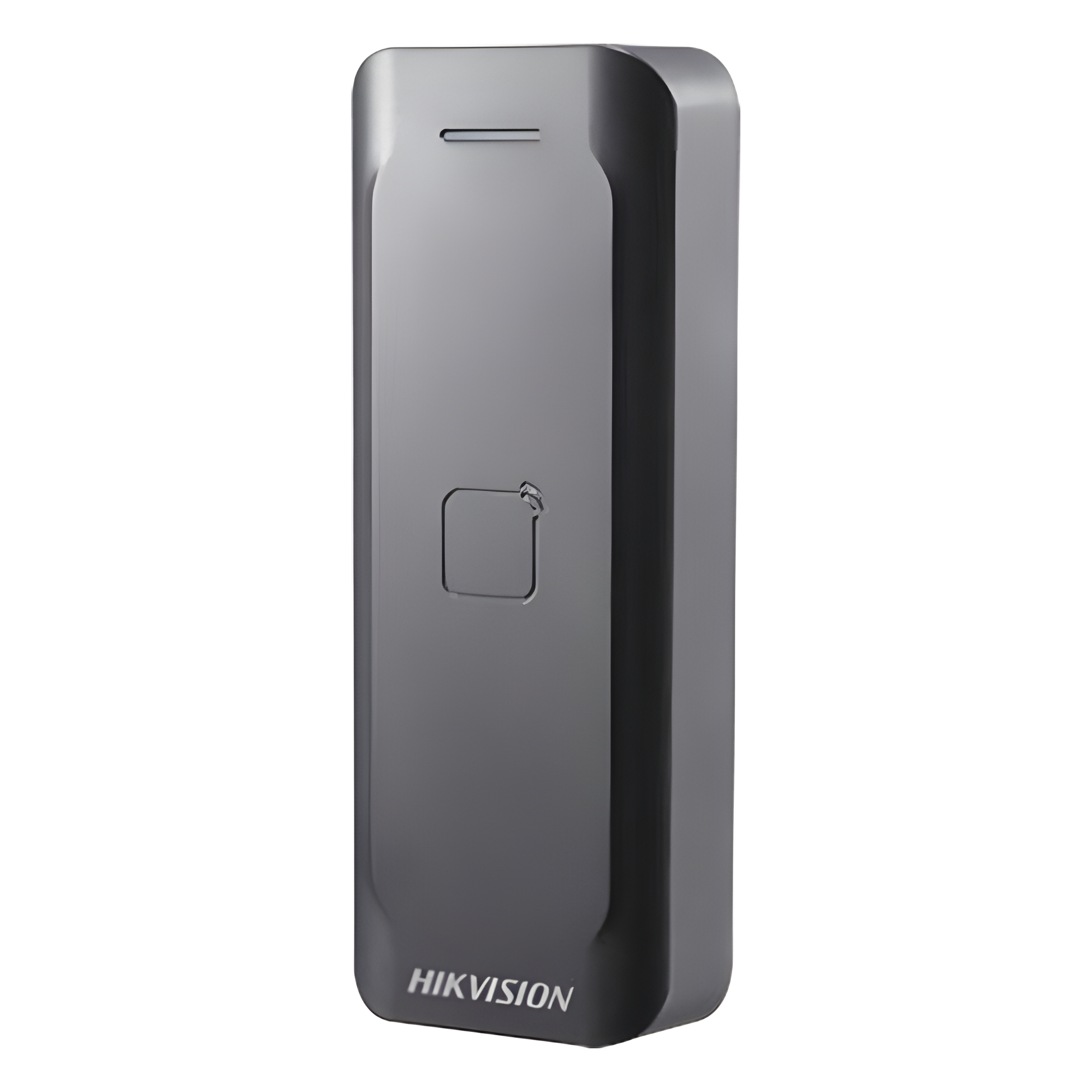 Lector de Tarjetas PROX EM / Exterior IP65 / Wiegand / Compatible con Cualquier Panel / PERFIL DELGADO y ESTETICO / Indicador LED — HIKVISION · SKU DS-K1802E