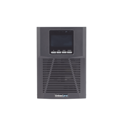 UPS 1000VA/900W Online Doble Conversión /Pantalla LCD / 3 tomas 5-15R / Regulación de Voltaje / Protección RJ45