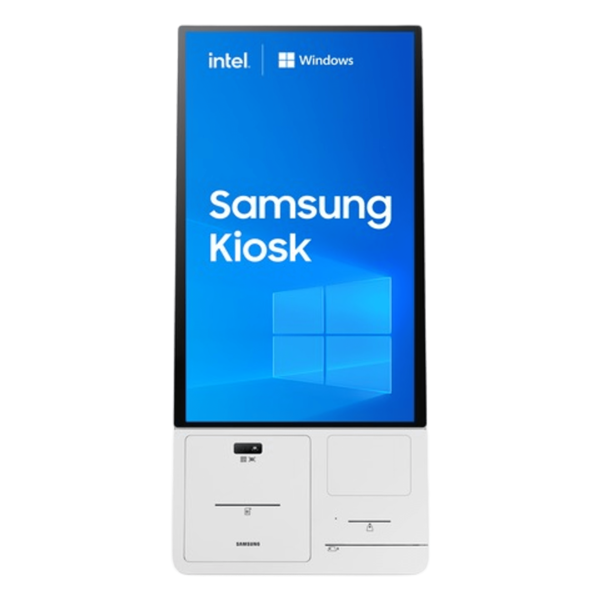Kit de Kiosco con Pantalla de 24" touch para punto de venta / Sistema Operativo Windows IoT / incluye impresora térmica en el Dockable CYKM24CPXZA / compatible con terminal bancaria — SAMSUNG ELECTRONICS · SKU KM24C-KIT