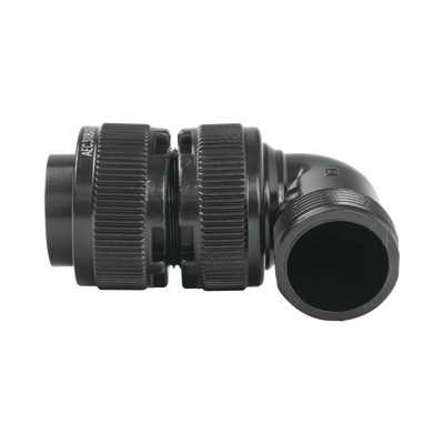 Conector Plug en Ángulo Recto de 4 Contactos Hembra Soldables para Radio de Locomotora.