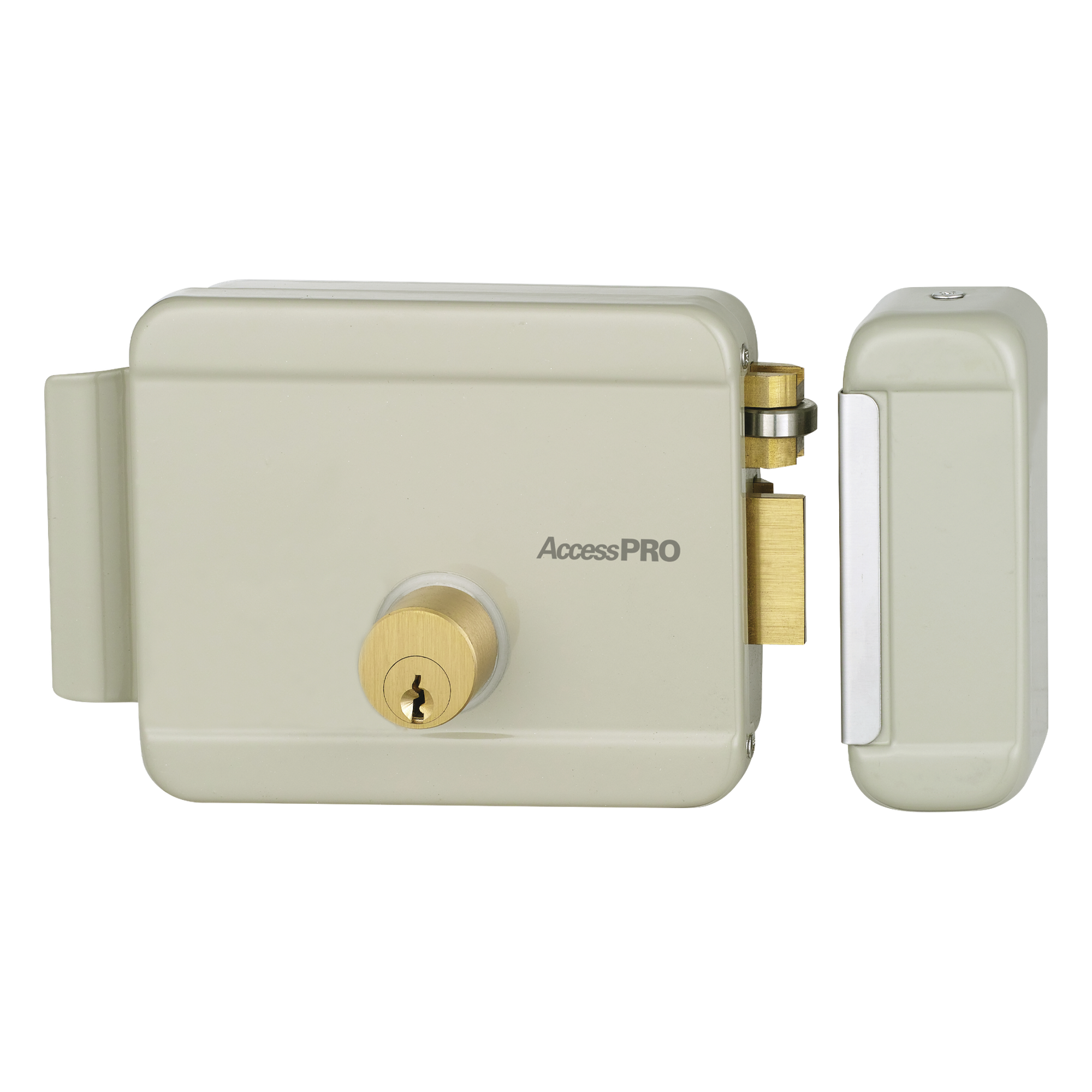 Cerradura Eléctrica / Incluye Llave / Exterior / Derecha — ACCESSPRO · SKU ACCESSRIM