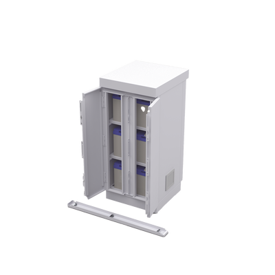 Gabinete de Seguridad de Lámina Galvanizada para Almacenamiento de Baterías (Hasta 6 baterías PL110D12).