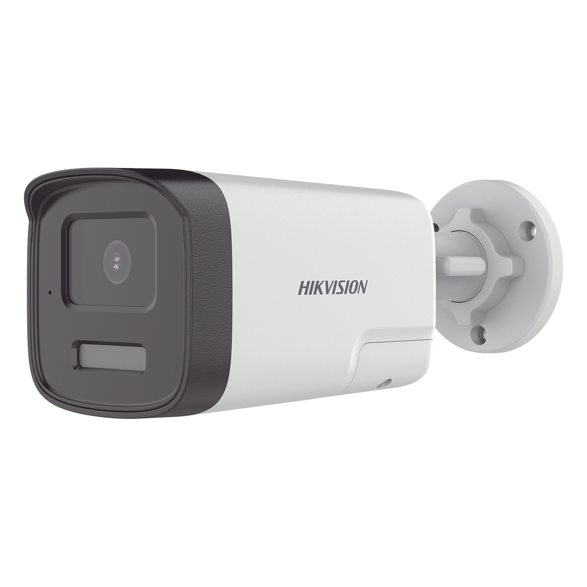 [Audio Bidireccional + Dual Light + ColorVu] Bala TURBOHD 2 Megapixel (1080p) / Lente 3.6 mm / 40 mts IR EXIR + 40 mts Luz Blanca / Micrófono y Bocina Integrado / Exterior IP67 / dWDR — HIKVISION · SKU DS-2CE17D0T-LTS