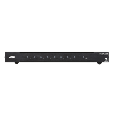 Switch HDMI | 8 Entradas x 1 Salida | Resolución True 4K 4:4:4 | Control RS-232 e IR | HDCP 2.2 | HDR10+ | Plug & Play 