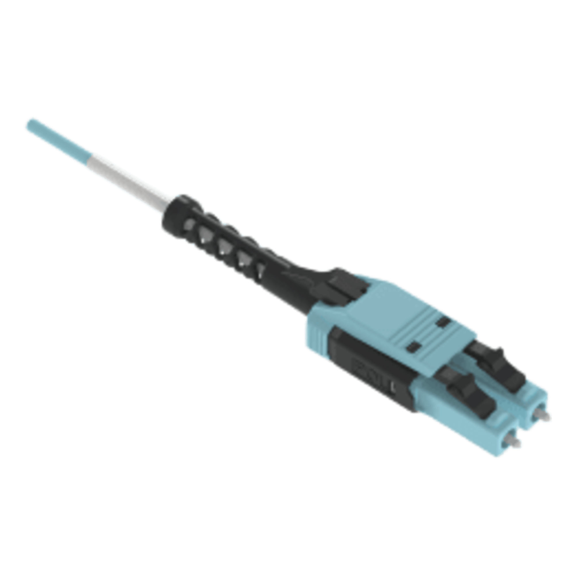 Jumper de Fibra Óptica Multimodo 50/125 OM4, LC-LC Uniboot Duplex, OFNP (Plenum), Color Aqua, 2 Metros — PANDUIT · SKU FZ2RPU1U1ONM002