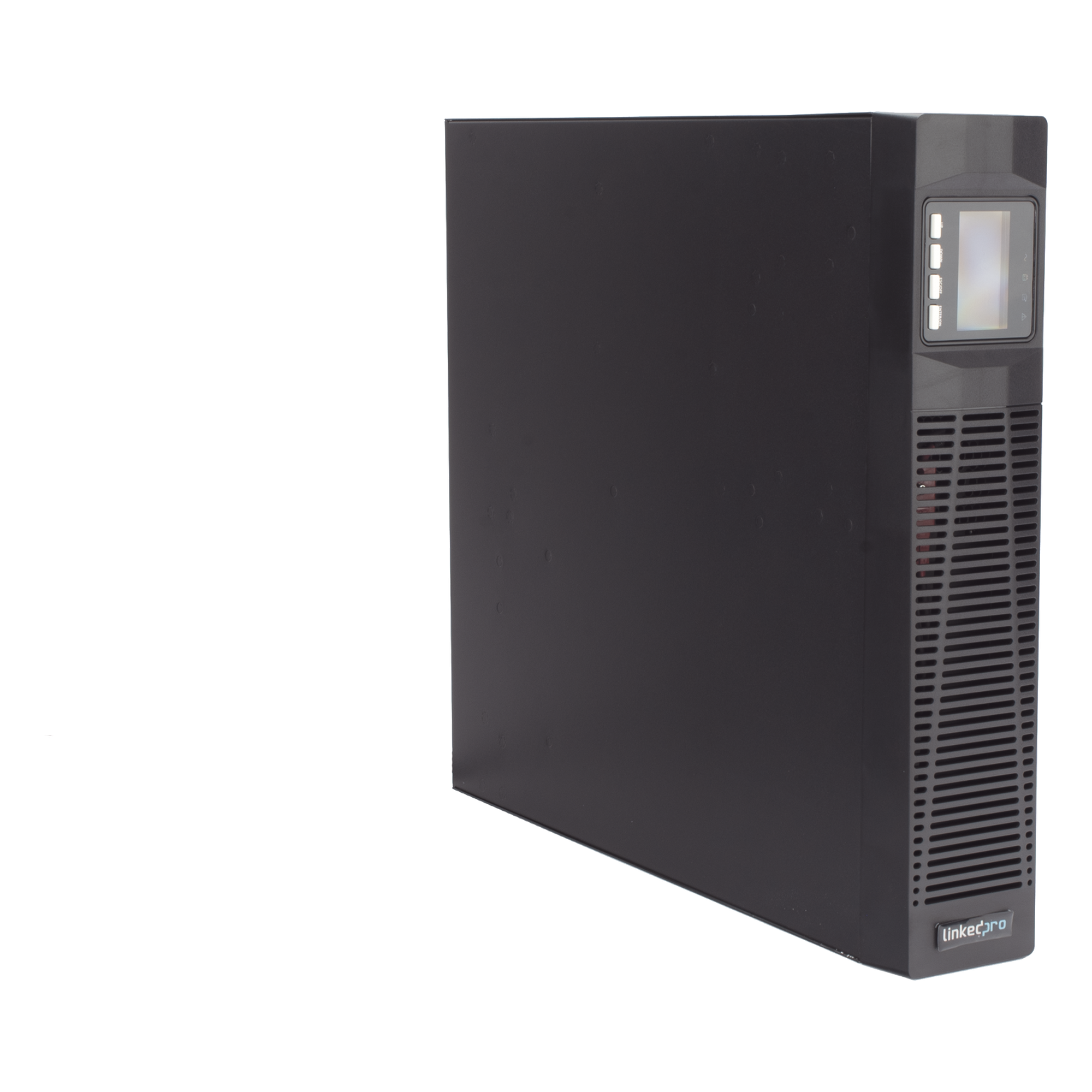 UPS de 2000VA/1800W / Topología On-Line Doble Conversión / Entrada y Salida de 120 Vca / Clavija de Entrada NEMA 5-20P / Pantalla LCD Configurable / Formato Rack/Torre