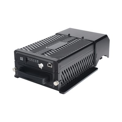 DVR Móvil / Multiplataforma / 4 Canales AHD 2 Megapixel + 4 canales IP / Almacenamiento en HDD / H.265 / Soporta 4G / WiFi / GPS
