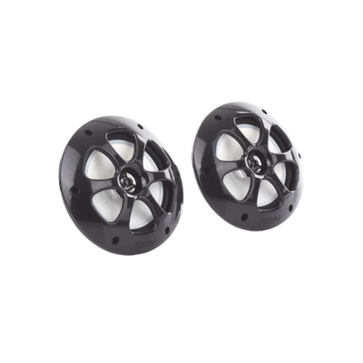 Par de altavoces fabricado en grado marinos en color negro de 6.5" de 100 W de entrada máxima
