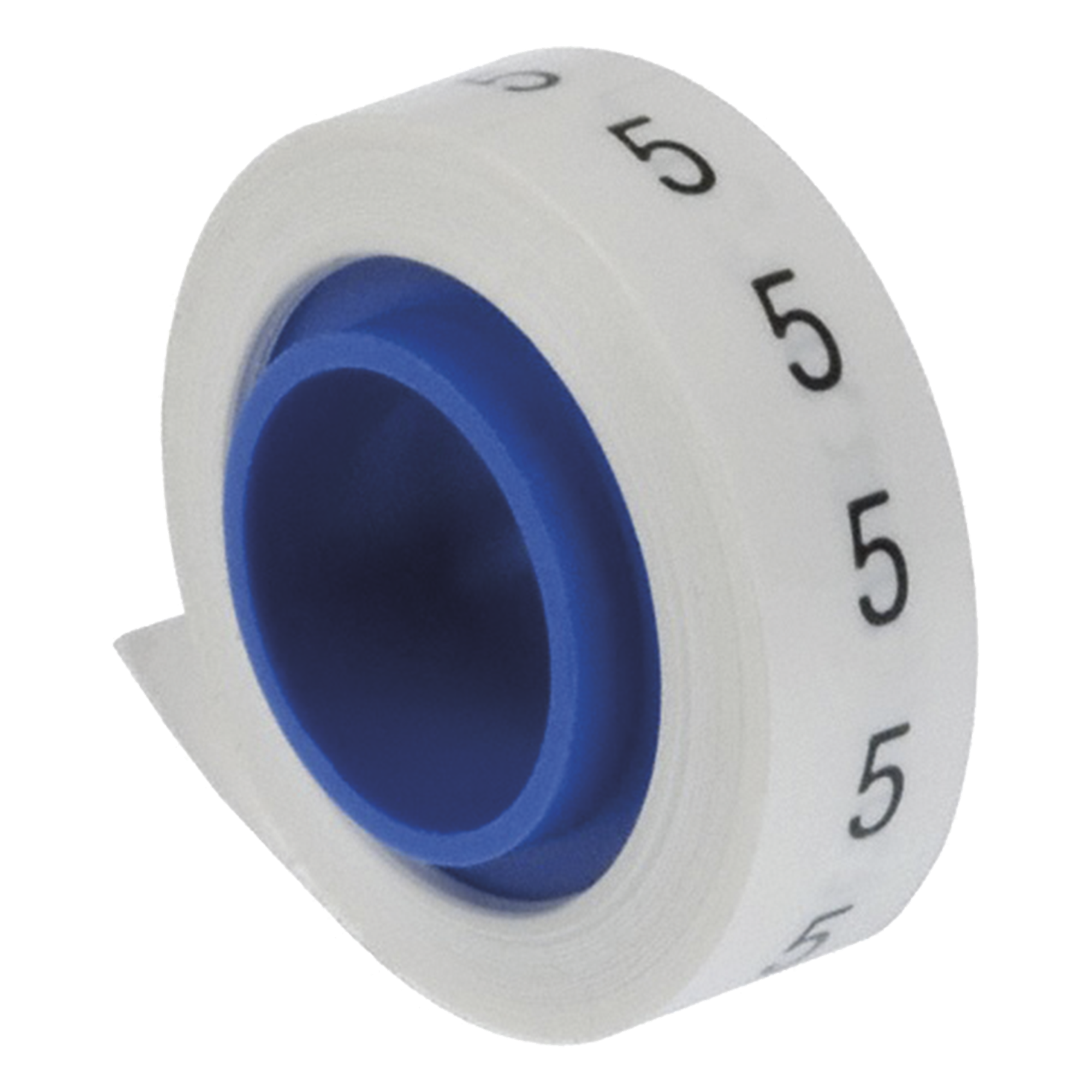 Rollo de Etiquetas Marcadoras, Pre-Impresos con el Número 5, de 2.4 Metros (7.87 Pies), Color Blanco — PANDUIT · SKU PMDR-5
