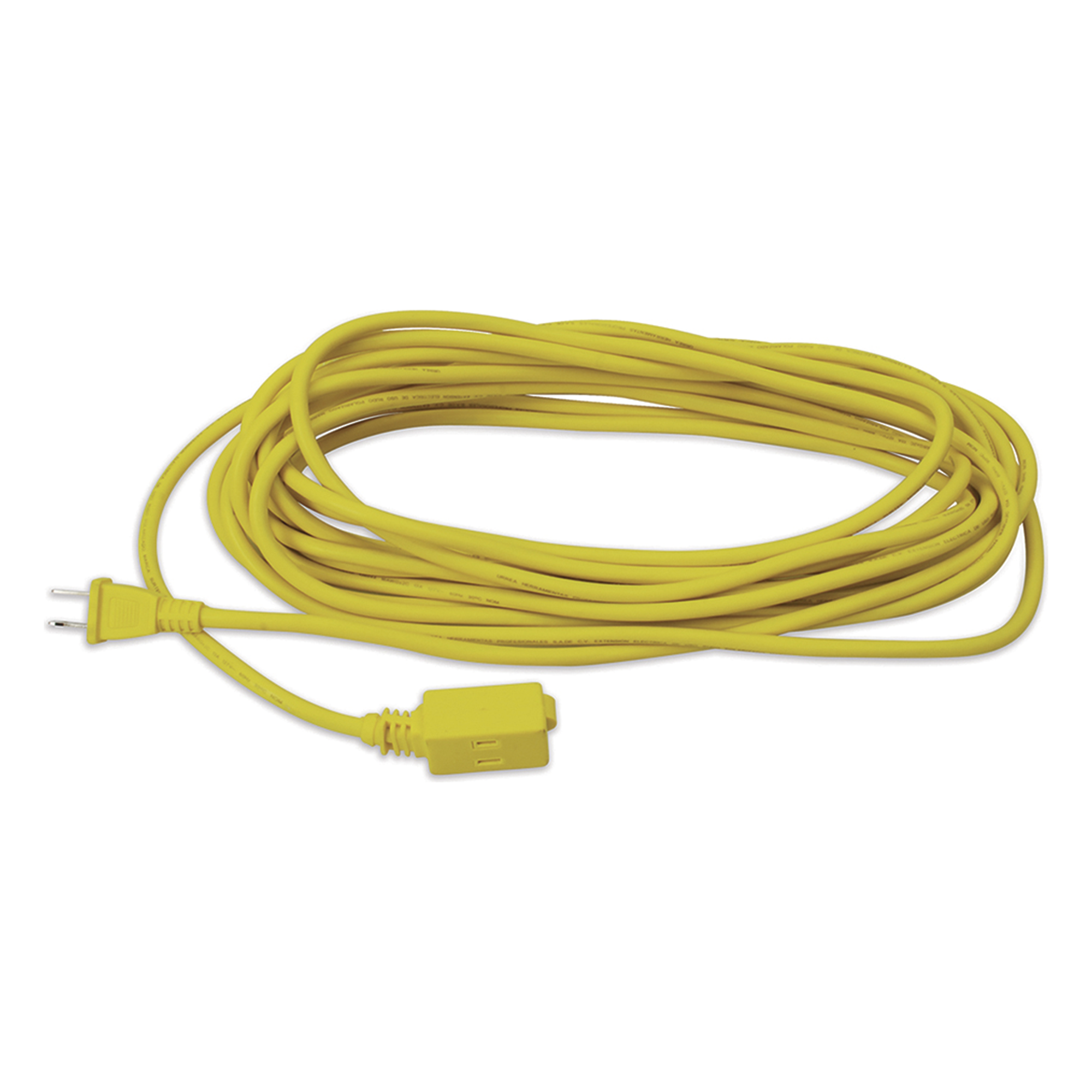 Extensión Eléctrica de Uso Rudo 2 metros / 127 V CA 10 A Máximo / Color Amarillo.