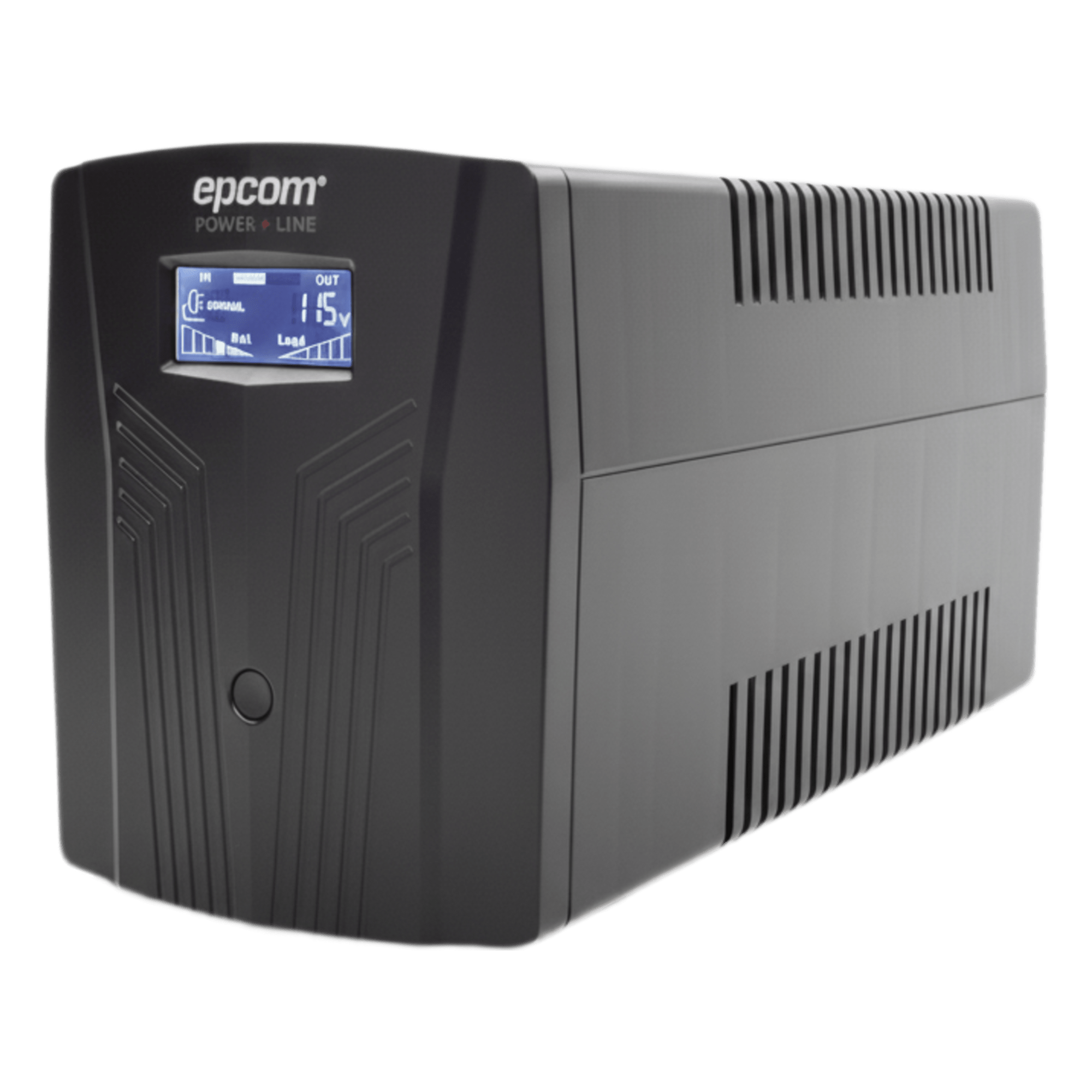 UPS de 1500VA/900W / Topología Línea Interactiva / Entrada y Salida 120 Vca/ Clavija NEMA 5-15P / 6 Tomas NEMA 5-15R — EPCOM POWERLINE · SKU EPU1500LCD