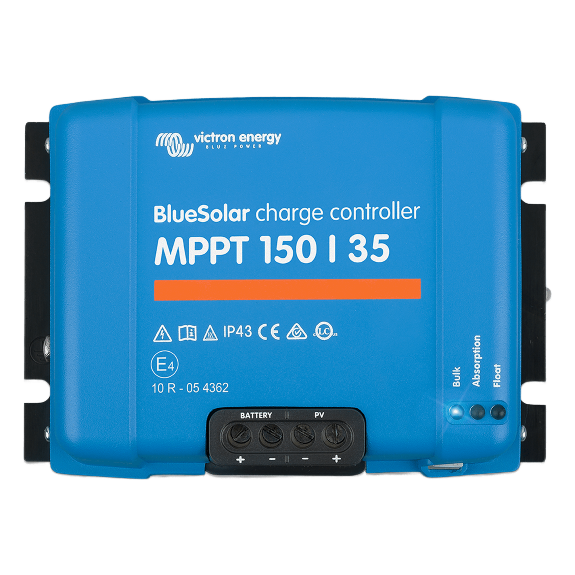 Controlador Solar MPPT / 35A / 150V FV / 12/24/36/48 Vcc Auto / 2000W (48V) / Eficiencia 98% / IP43 — VICTRON ENERGY · SKU BSMPPT150/35