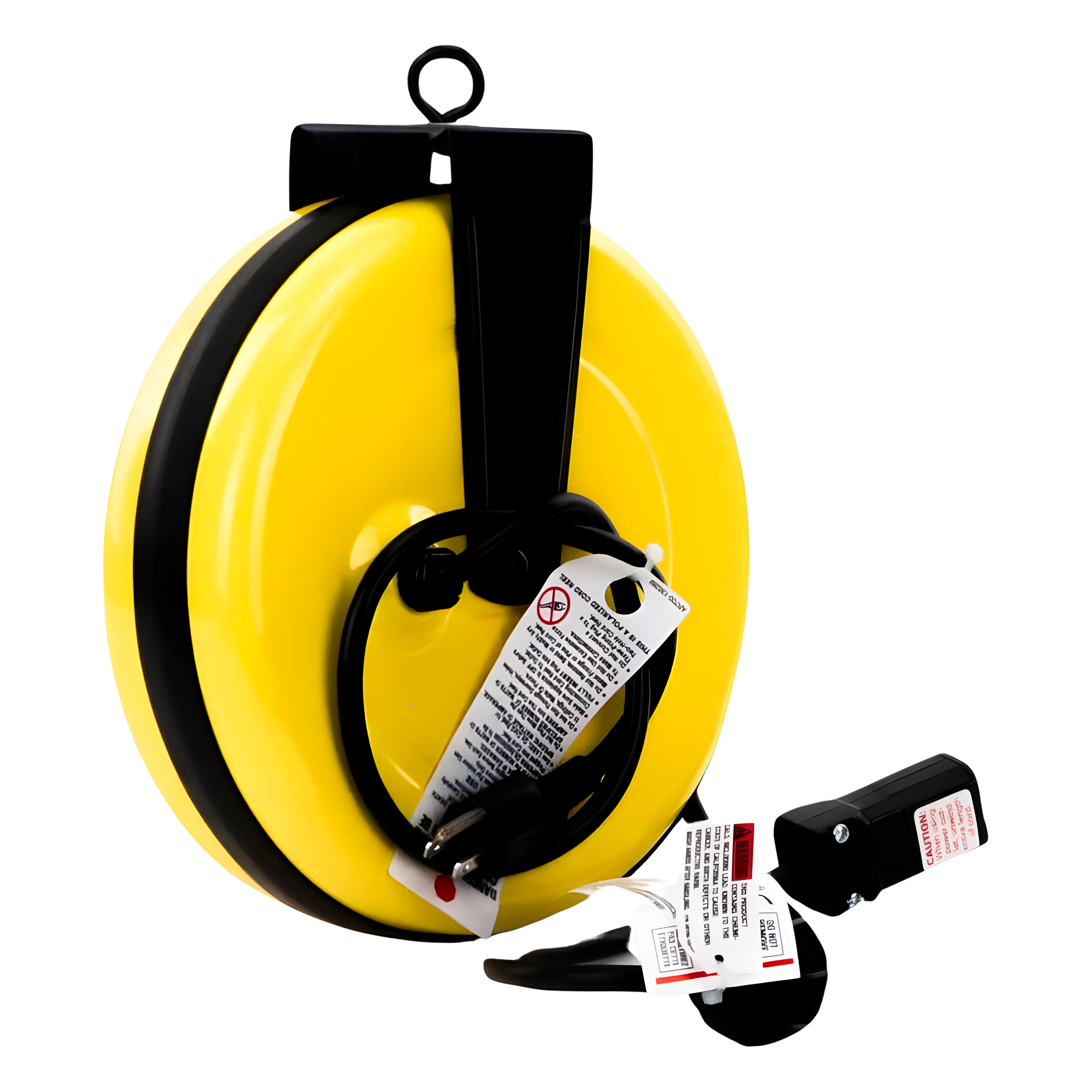 Carrete de Cable comercial (16/3 rudo), para 125 V CA, 10 A, 7.6 m de longitud con conector HBL5969VBLK.