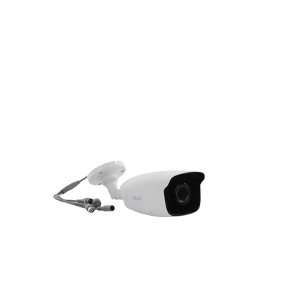 Bala TURBOHD 2 Megapíxeles (1080p) / Gran Angular 103º / Lente 2.8 mm / METAL / IR EXIR Inteligente 40 mts / Exterior IP66 / TVI-AHD-CVI-CVBS / dWDR