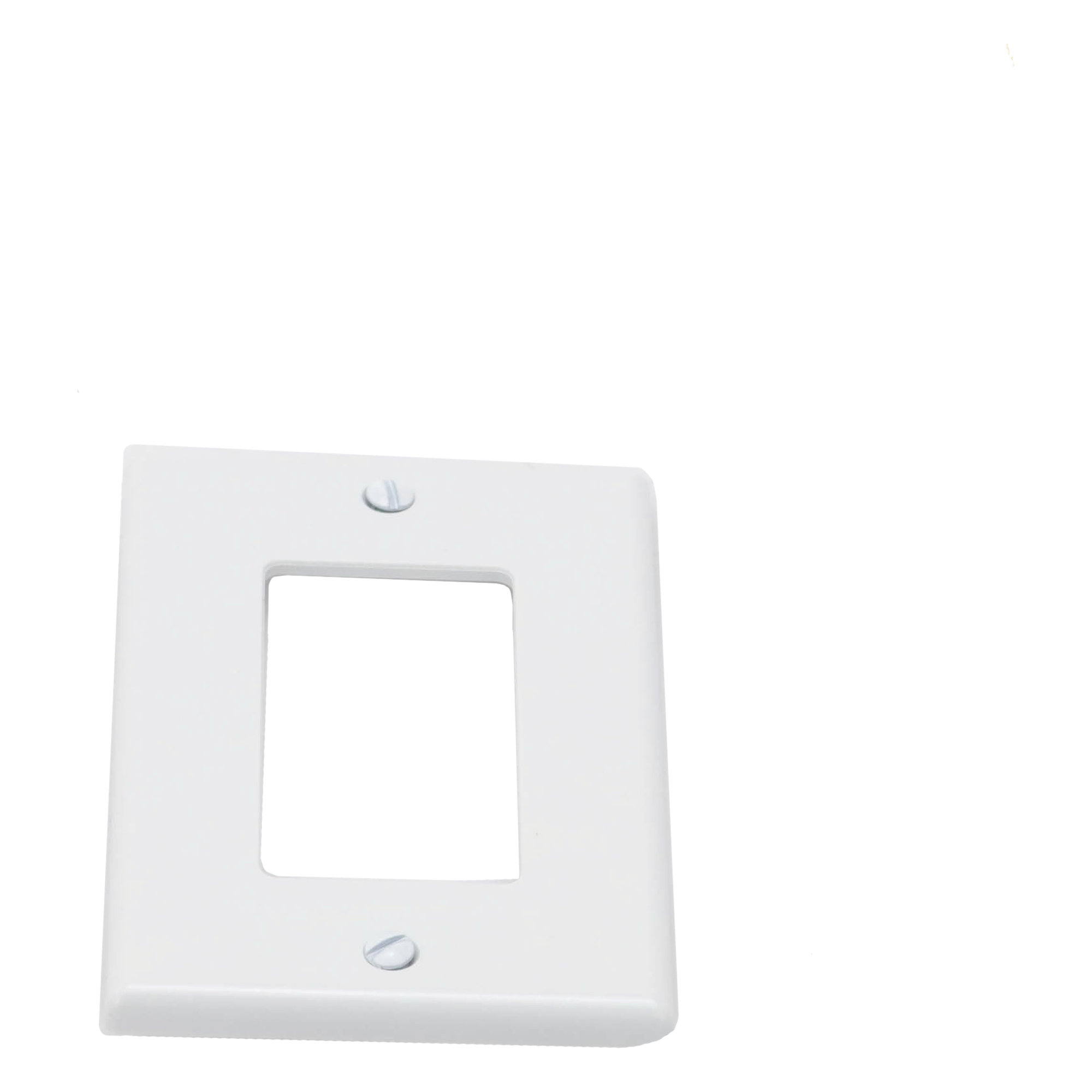 Tapa para Contacto Rectangular Color Blanco.