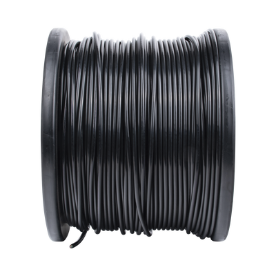 Bobina de 305 Metros (1000 Pies) Cat5e con Gel para Exterior, Color Negro, para Aplicaciones en Sistemas de Redes de Datos y Cableado Estructurado. Uso Intemperie.