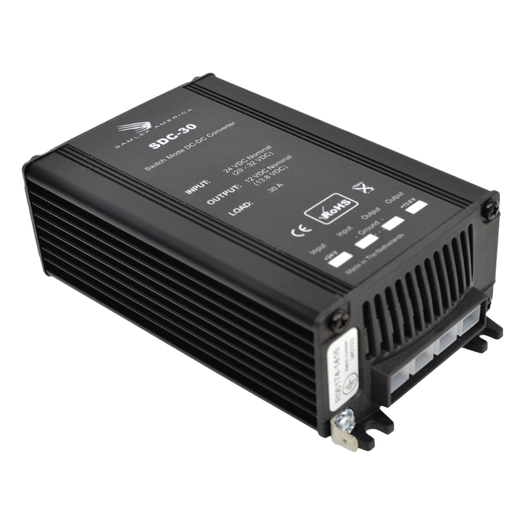Convertidor de CD-CD, Entrada: 20-35 Vcc, Salida 13.8 Vcc 30 A.