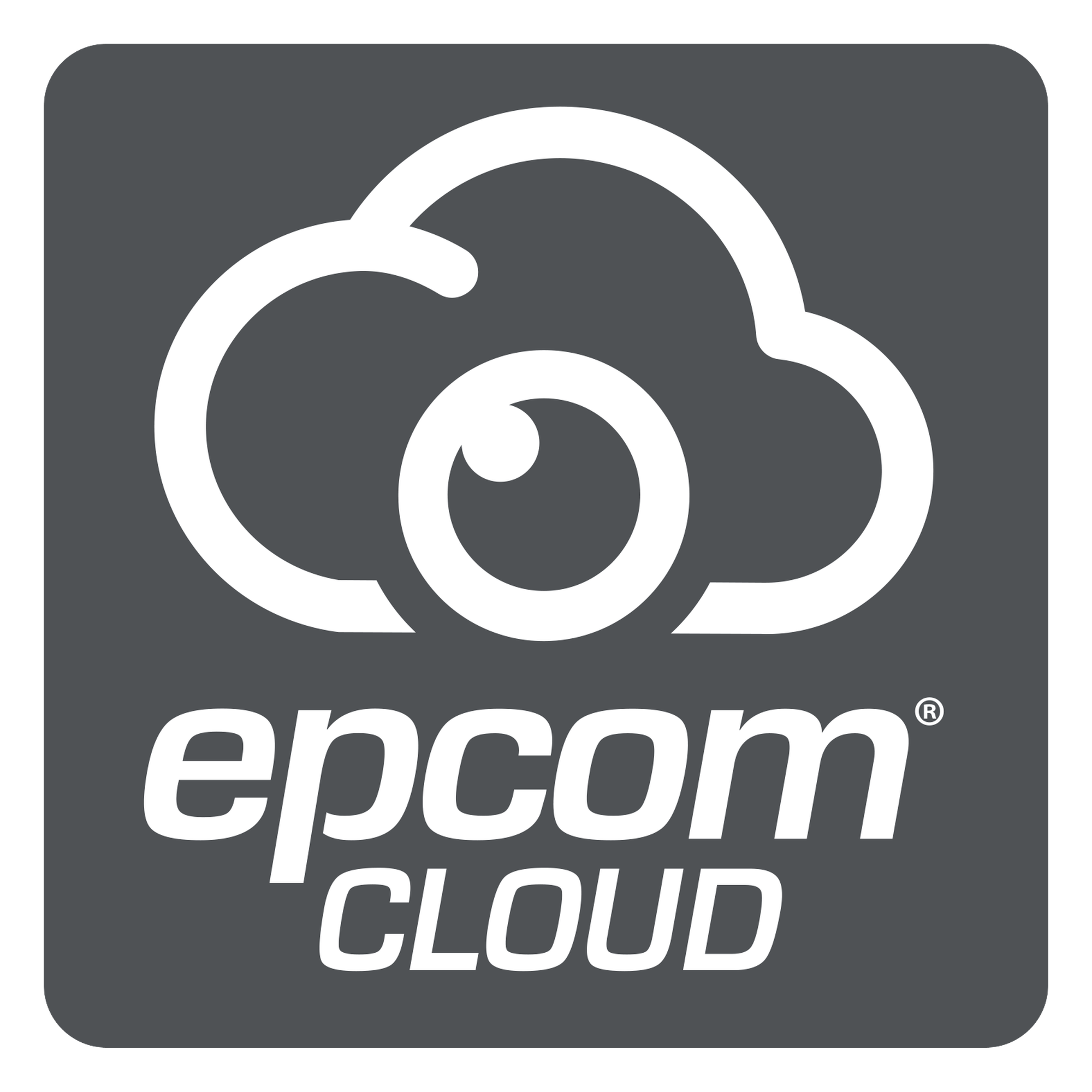 Suscripción Anual Epcom Cloud / Grabación en la nube para 1 canal de video a 2MP con 90 días de retención / Grabación por detección de movimiento — EPCOM · SKU EPCLOUD90A