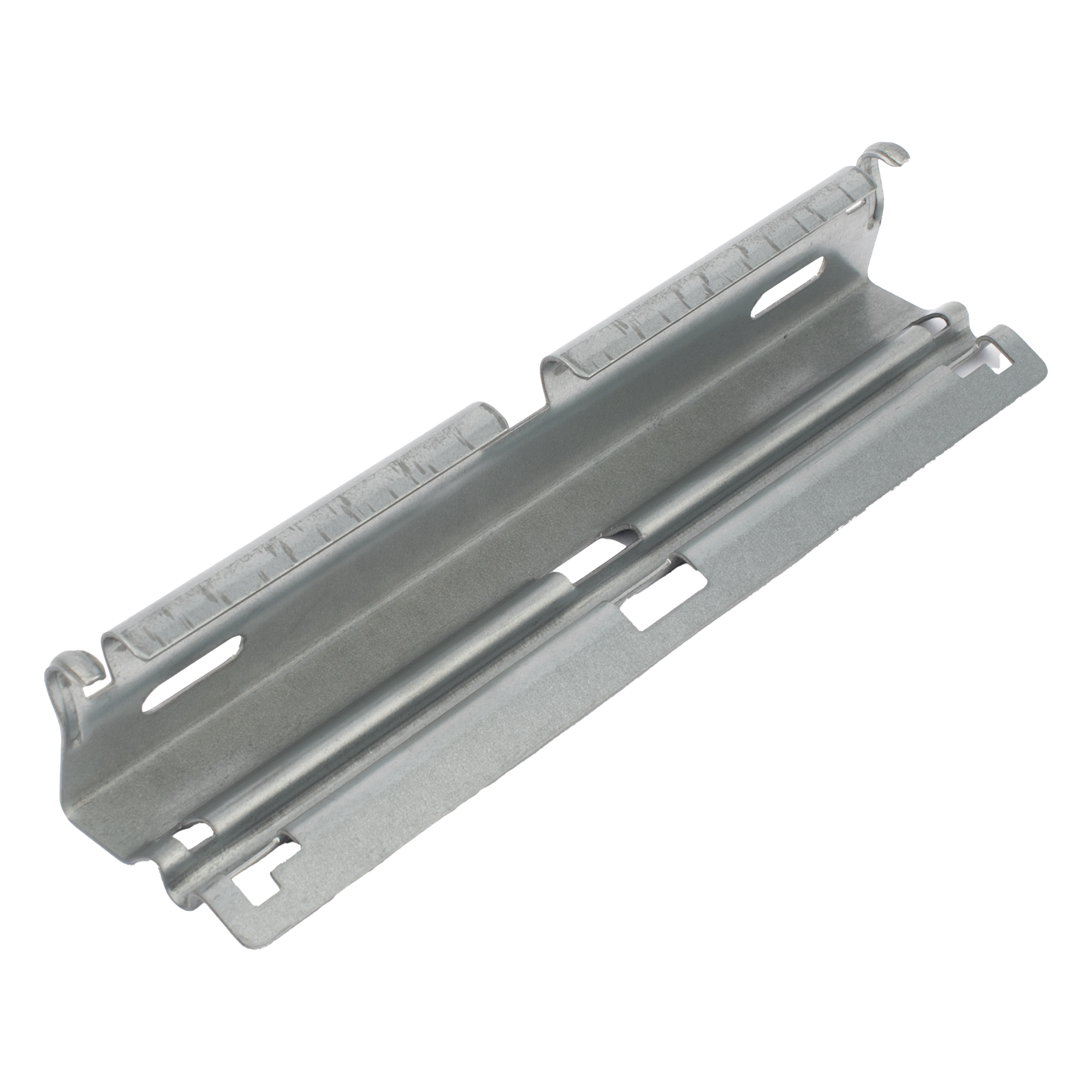 Clip Automático Mediano Bimetálico Para Unir Tramos de Charola Tipo Malla de 100 hasta 300 mm de Ancho, Ideal Para Utilizarse al Exterior o Zonas Húmedas — CHAROFIL · SKU CH-CLIPAUTM-BM
