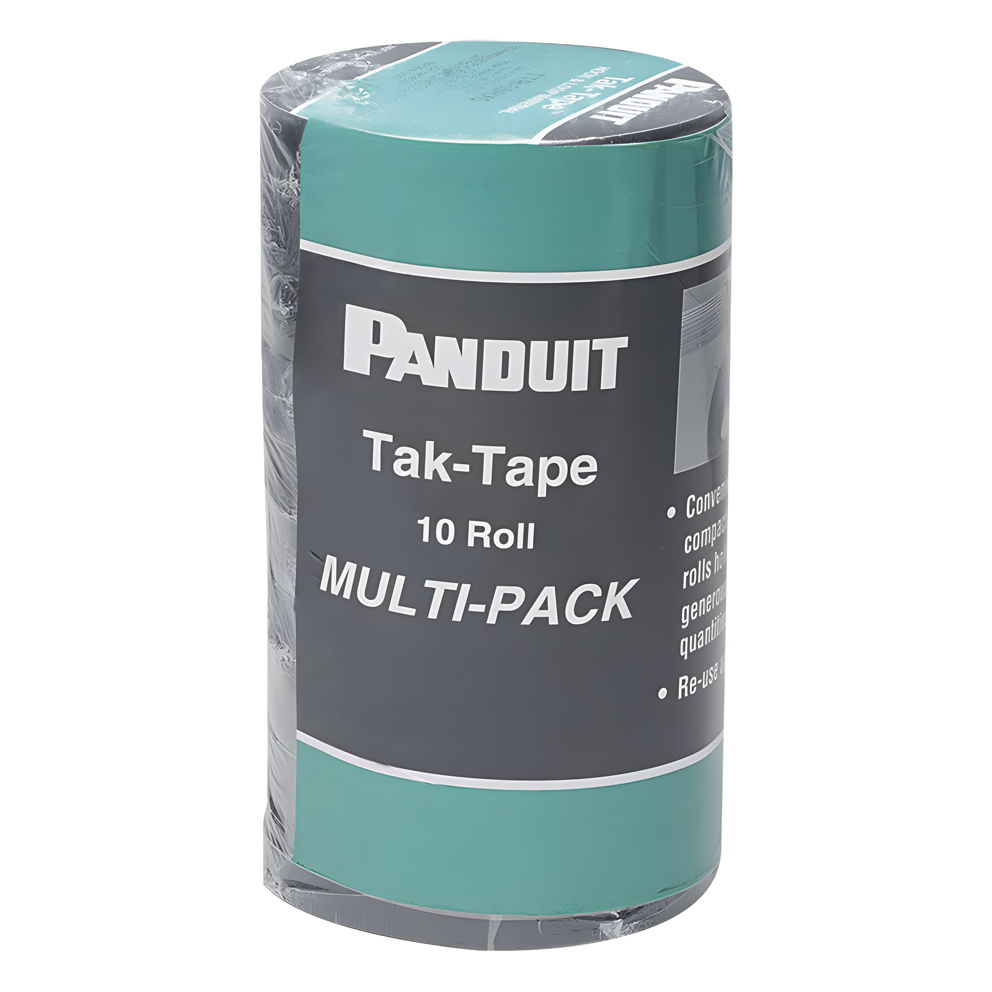 Kit de 10 Rollos de Cinta de Contacto, de 10.66 m de largo y 19.1 mm de ancho c/u, Color Negro — PANDUIT · SKU TTR-35RX0