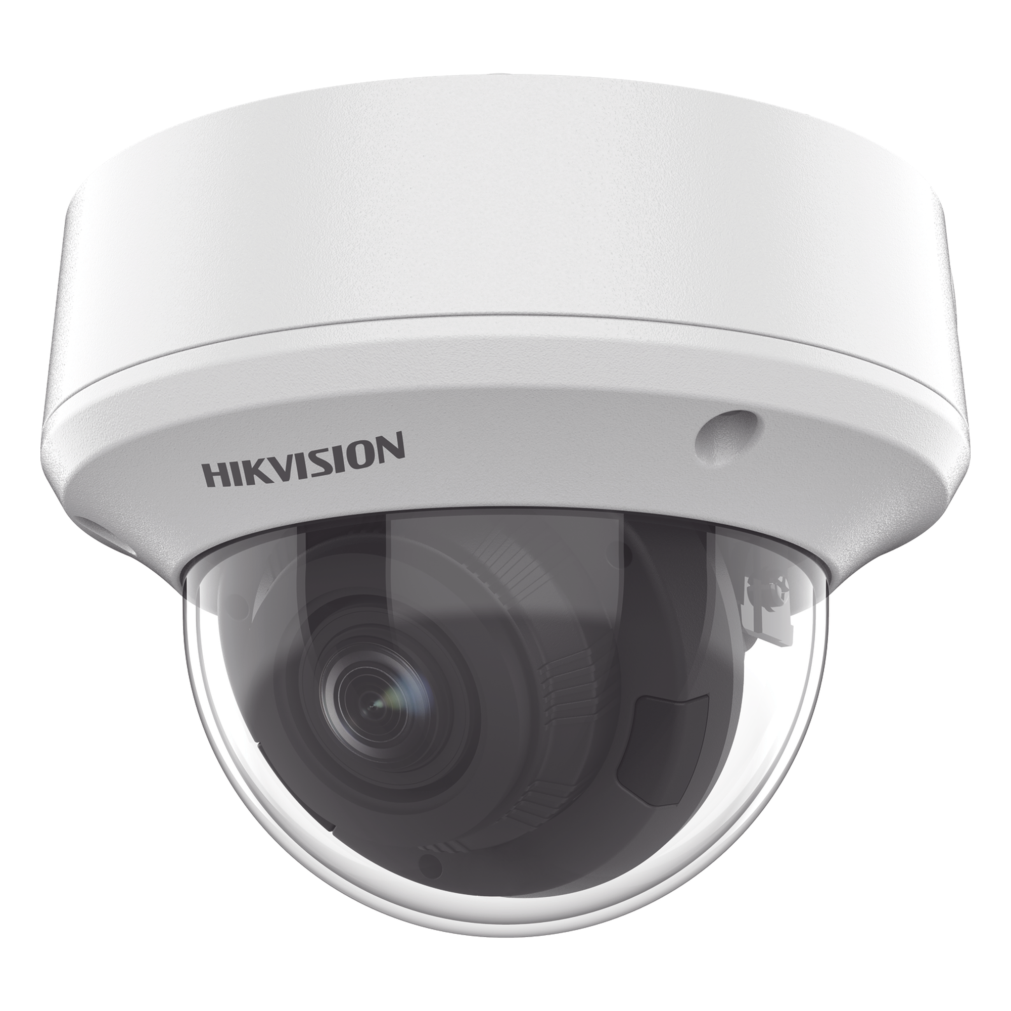 Domo TURBOHD 5 Megapixel / Lente Motorizado 2.7 - 13.5 mm / IR EXIR 40 mts / TVI-AHD-CVI-CVBS / IK10 / IP67 / dWDR / 12 Vcc / 24 VCA — HIKVISION · SKU DS-2CE5AH0T-AVPIT3ZF(C)