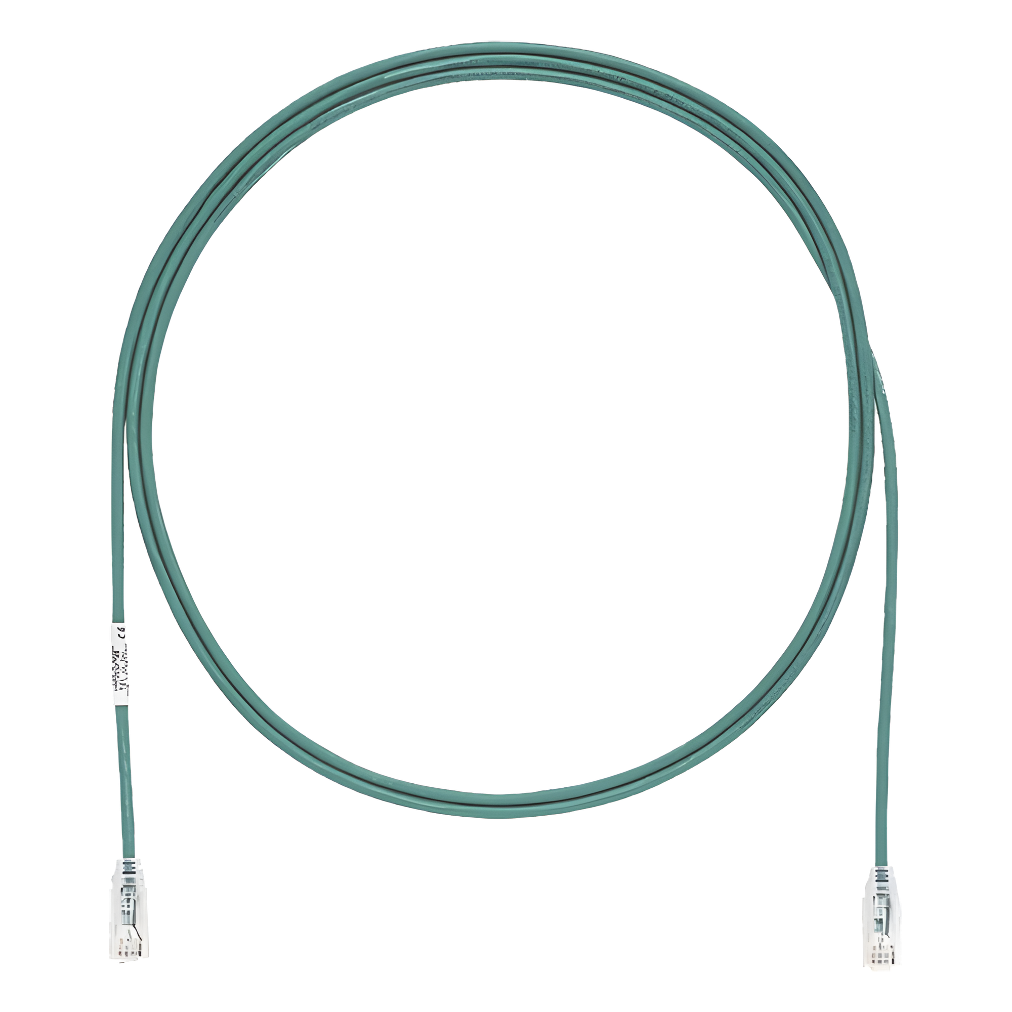 Cable de Parcheo TX6, UTP Cat6, Diámetro Reducido (28AWG), Color Verde, 3.05 Metros (10 Pies) — PANDUIT · SKU UTP28SP10GR