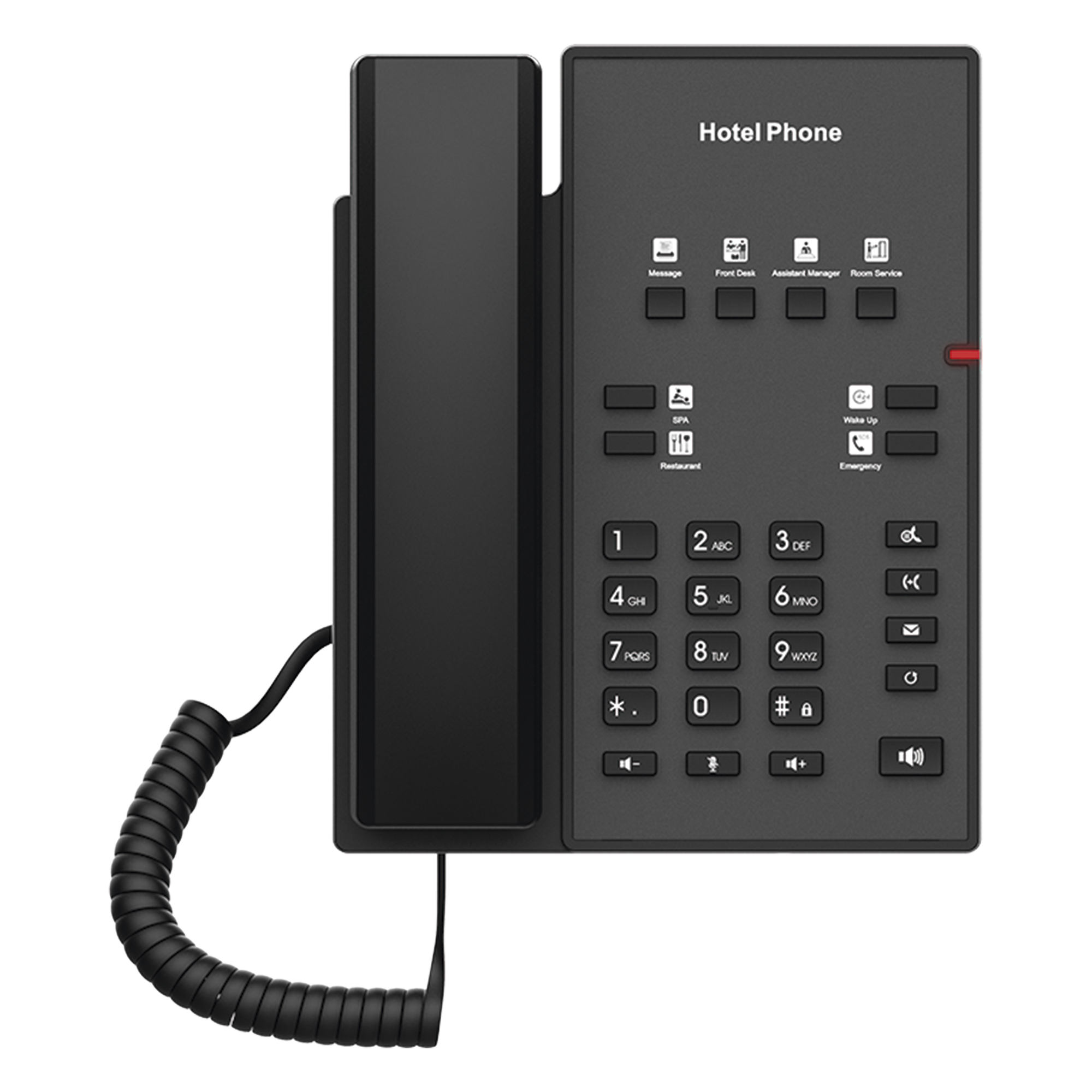 Teléfono IP para Hotelería, profesional con 8 teclas programables para servicio rápido, plantilla personalizable con PoE  — FANVIL · SKU H1